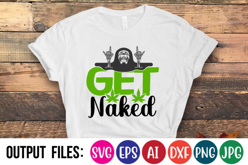 get naked Vector t-shirt design