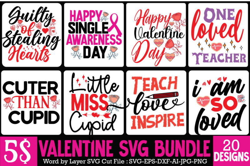 Happy Valentine's Day SVG Bundle,Valentine SVG Bundle Quotes , Love Kisses Valentine Wishes T-Shirt Design, Love Kisses Valentine Wishes SVG Cut File, LOVE Sublimation Design, LOVE Sublimation PNG , Retro