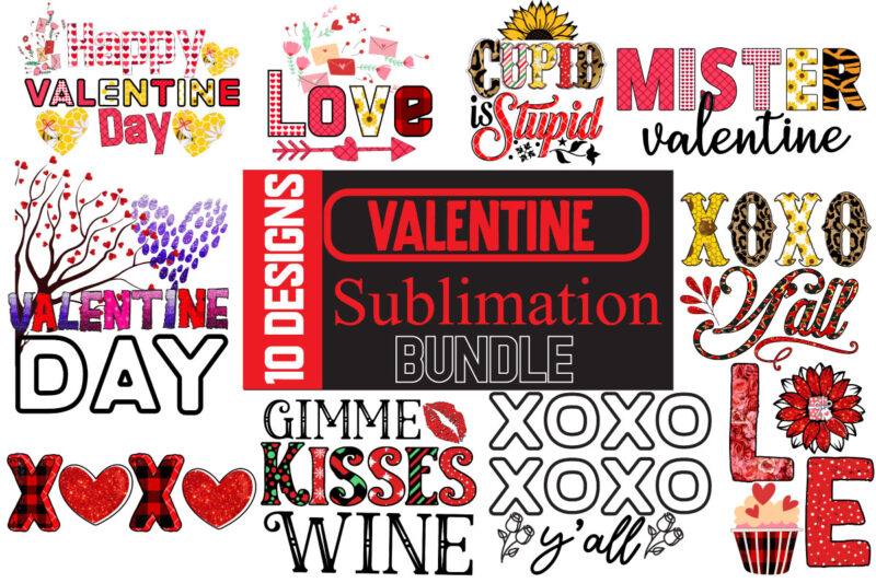 Happy Valentine's Day SVG Bundle,Valentine SVG Bundle Quotes , Love Kisses Valentine Wishes T-Shirt Design, Love Kisses Valentine Wishes SVG Cut File, LOVE Sublimation Design, LOVE Sublimation PNG , Retro