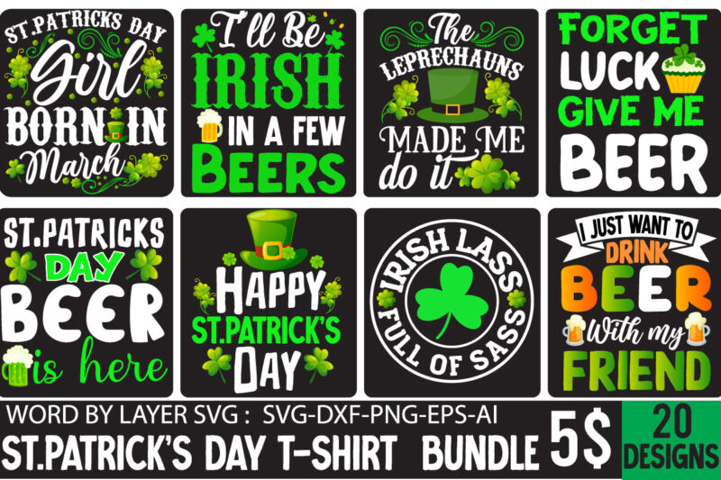 St.Patrick's Day T-shirt Design Mega Bundle 160 Designs,St.Patrick's Day T-shirt Design Bundle, St.Patrick's Day T-shirt Design, St>Patrick's Day SVG Bundle, st.patricks day,st.patricks day videos,amsterdam st.patricks day,st. patricks,st. patrick,patricks,st. patricks day,patrick,st.