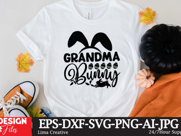 Grandma bunny svg cute file,easter svg bundle ,easter t-shirt design bundle ,easter png, easter svg,meas02 easter svg bundle, easter svg, happy easter svg, easter bunny svg, retro easter designs svg,