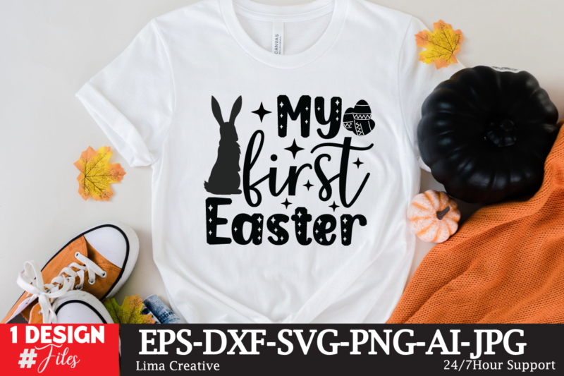 My First Easter Svg Cute File,Easter SVG Bundle ,Easter T-Shirt Design Bundle ,Easter PNG, Easter SVG,MEAS02 Easter SVG Bundle, Easter SVG, Happy Easter SVG, Easter Bunny svg, Retro Easter Designs