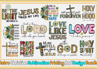 Retro Christian Sublimation Bundle