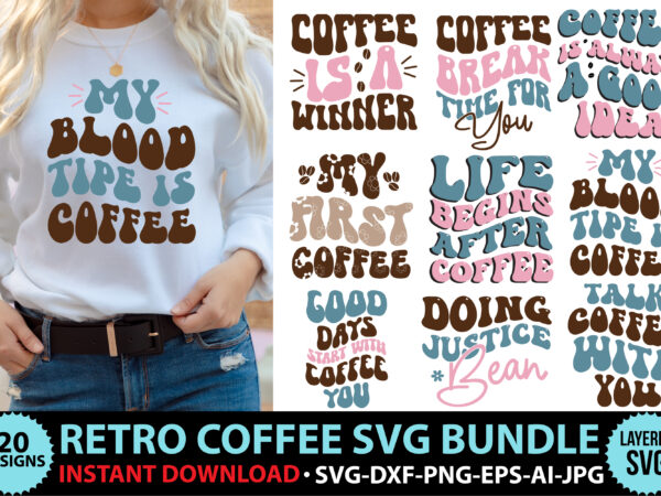 Coffee, retro, vintage, caffeine, coffee lover, coffee retro, retro coffee, cup, latte, coffee addict, vintage coffee, coffee vintage, funny, espresso, drink, retro sunset, coffee retro sunset, kitchen, horror, nostalgia, ritual, t shirt vector file