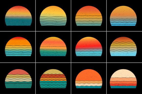 Retro Vintage Sunset Background Bundle,Sunset,Vintage,Retro,Sunset Bundle,Retro Vintage Sunset.Retro Sunset,Vintage Retro,Vintage Sunset,Retro Colorful Background,Vintage Colorful Background,Pod,T Shirt Elements,Vintage Circle Sunset,retro Circle Sunset,Sunset Graphic Design,Half Circle Vintage,Retro Striped Sunset,Vintage Striped Sunset,Distress Sunset