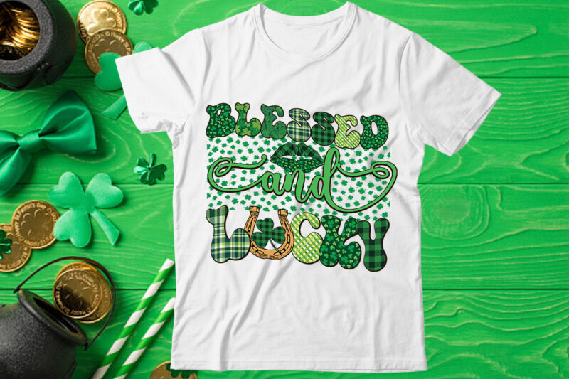 St. Patrick's Day Sublimation design bundle, St Patrick's Day Bundle,St Patrick's Day SVG Bundle,Feelin Lucky PNG, Lucky Png, Lucky Vibes, Retro Smiley Face, Leopard Png, St Patrick's Day Png, St.