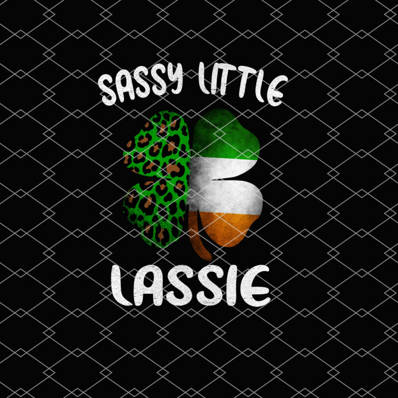 Sassy Little Lassie Baby Toddler Girls Kids St Patricks Day Leopard NL 1302