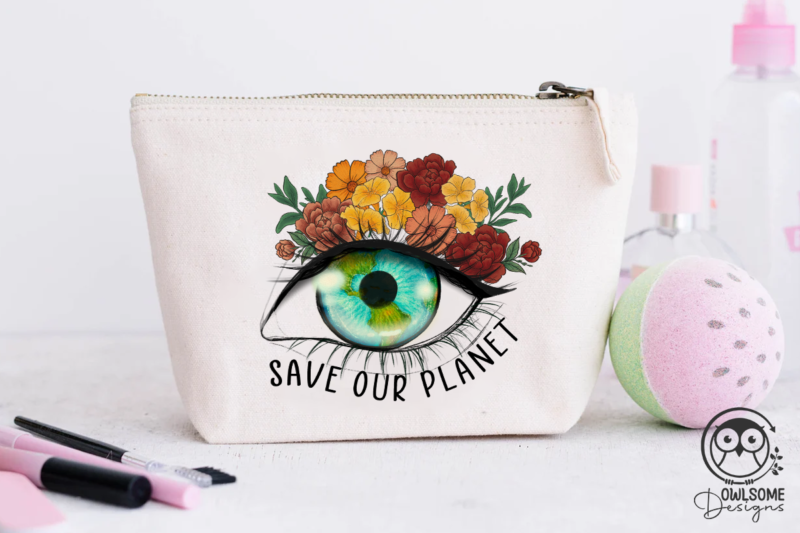 Save Our Planet Eye Png Sublimation
