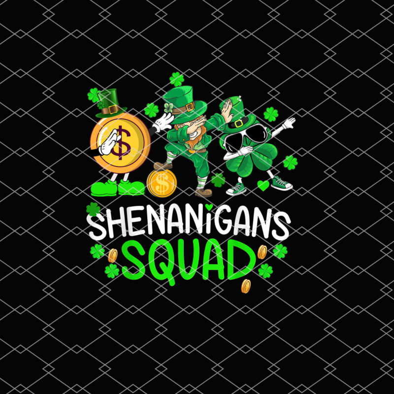 Shenanigans Squad Leprechaun Shamrock Lucky Coin Happy St Patrick_s Day NL 3101
