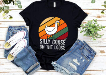 Silly Goose On The Loose Funny Goose Retro Vintage NL 2502