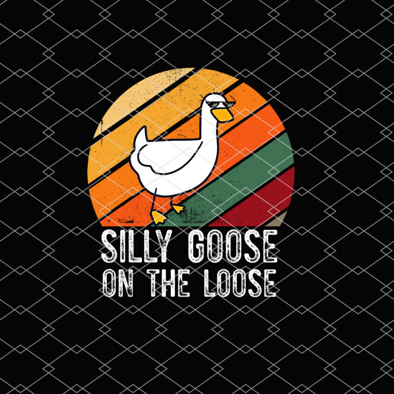 Silly Goose On The Loose Funny Goose Retro Vintage NL 2502