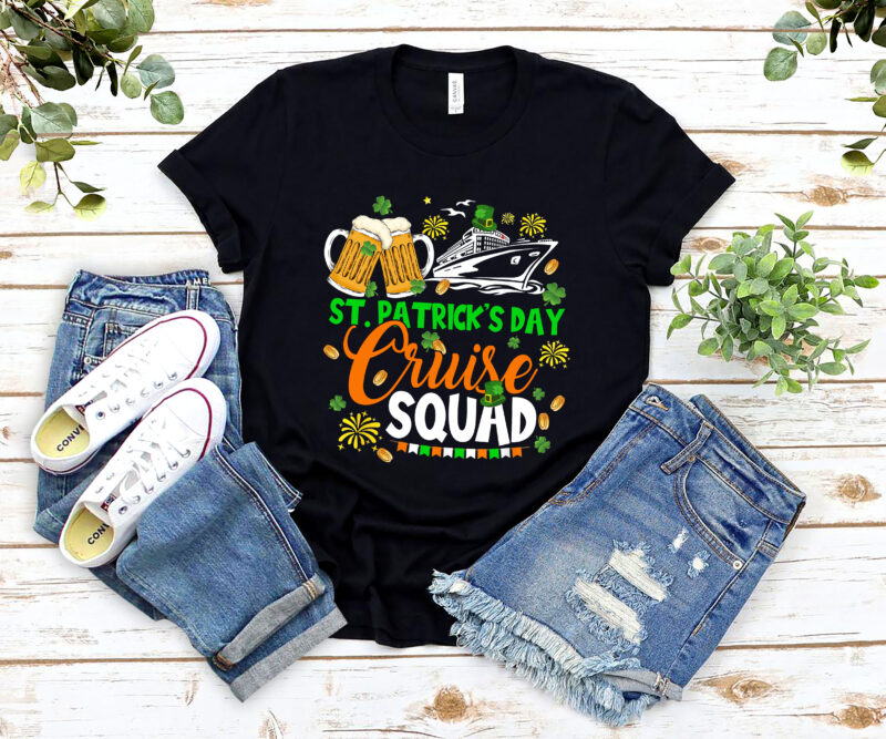 St Patrick_s Day Cruise Squad 2023 Matching Group Family Vacation NL PNG FILE 2801