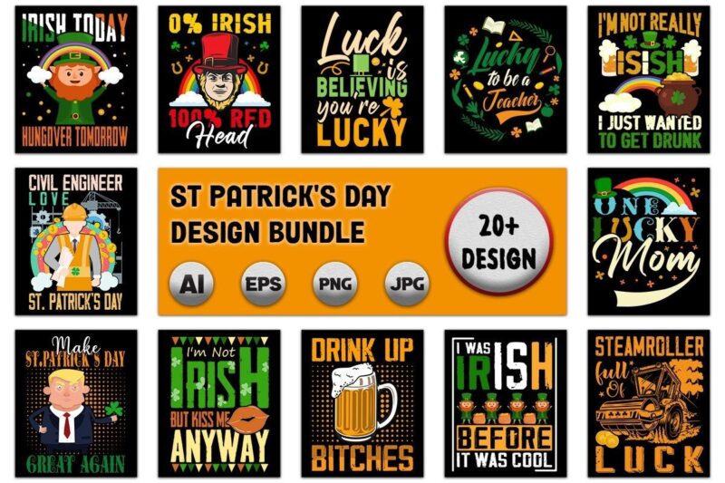 St Patrick's Day T-Shirt Design Bundle,Let The Shenanigans Begin, St. Patrick's Day svg, Funny St. Patrick's Day, Kids St. Patrick's Day, St Patrick's Day, Sublimation, St Patrick's Day SVG, St