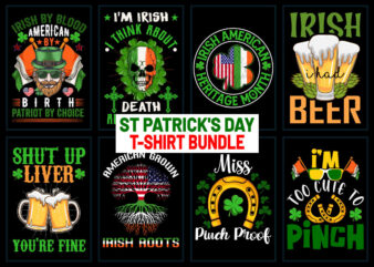 St Patrick’s Day T-Shirt Design Bundle,Let The Shenanigans Begin, St. Patrick’s Day svg, Funny St. Patrick’s Day, Kids St. Patrick’s Day, St Patrick’s Day, Sublimation, St Patrick’s Day SVG, St