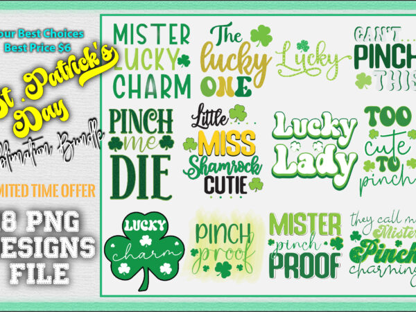 St.patrick’s day sublimation t shirt template vector