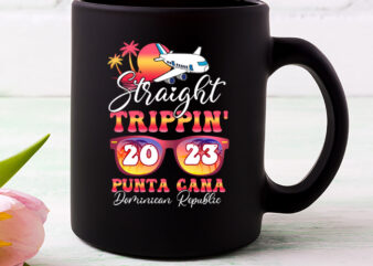 Straight Trippin_ 2023 Family Vacation Matching Family Group Punta Cana NL 1002 t shirt template vector