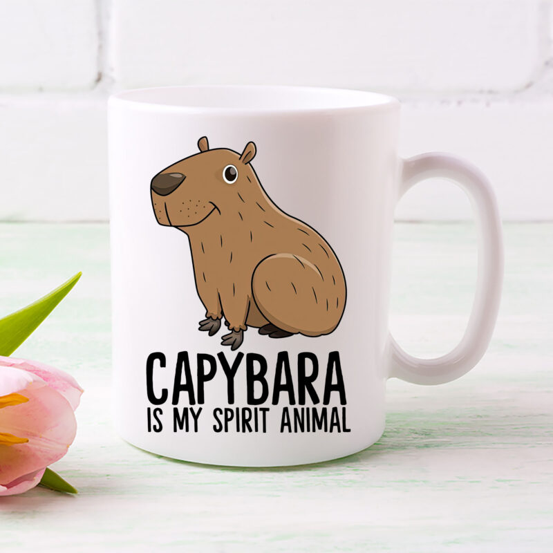 Stuffed Capybara Is My Spirit Animal Capy Bara Capibara NL 0802