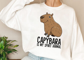 Stuffed Capybara Is My Spirit Animal Capy Bara Capibara NL 0802 t shirt template vector