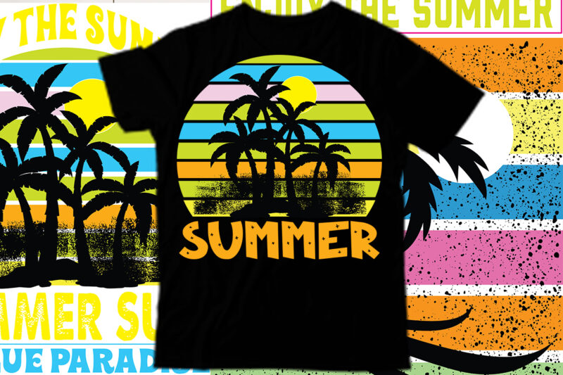Summer T shirt design, Salty Beach Shirt, Summer Shirt, Beach Party T-Shirt, Summer Vibes Shirt For Women, Palm Tshirt, Beach T Shirt, Summer Tee, Beach Shirt, Enjoy the Summer Shirt,