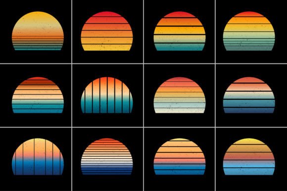 Retro Vintage Sunset T-Shirt Background Bundle,Sunset,Vintage,Retro,Sunset Bundle,Retro Vintage Sunset.Retro Sunset,Vintage Retro,Vintage Sunset,Retro Colorful Background,Vintage Colorful Background,Pod,T Shirt Elements,Vintage Circle Sunset,retro Circle Sunset,Sunset Graphic Design,Half Circle Vintage,Retro Striped Sunset,Vintage Striped Sunset,Distress