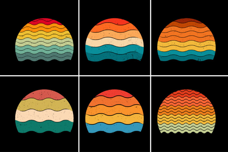 Sunset Retro Vintage Background Bundle,Sunset,Vintage,Retro,Sunset Bundle,Retro Vintage Sunset.Retro Sunset,Vintage Retro,Vintage Sunset,Retro Colorful Background,Vintage Colorful Background,Pod,T Shirt Elements,Vintage Circle Sunset,retro Circle Sunset,Sunset Graphic Design,Half Circle Vintage,Retro Striped Sunset,Vintage Striped Sunset,Distress Sunset