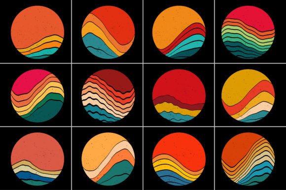 Retro Vintage Sunset T-Shirt Background Bundle,Sunset,Vintage,Retro,Sunset Bundle,Retro Vintage Sunset.Retro Sunset,Vintage Retro,Vintage Sunset,Retro Colorful Background,Vintage Colorful Background,Pod,T Shirt Elements,Vintage Circle Sunset,retro Circle Sunset,Sunset Graphic Design,Half Circle Vintage,Retro Striped Sunset,Vintage Striped Sunset,Distress