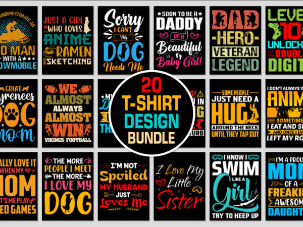 T-shirt design bundle-best t-shirt design