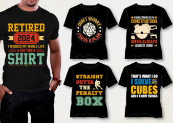 T-Shirt Design Bundle PNG SVG EPS