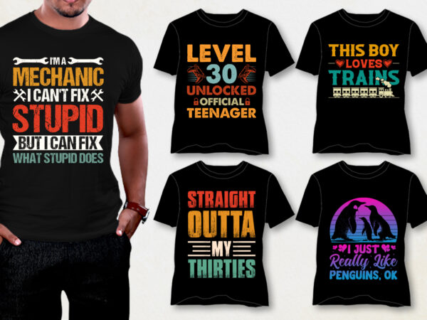 T-shirt design bundle-pod t-shirt design,
