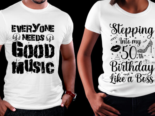 T-shirt design png svg eps