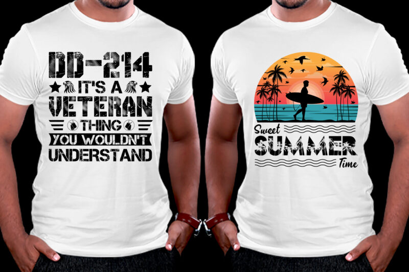 T-Shirt Design-Vintage Sunset T-Shirt