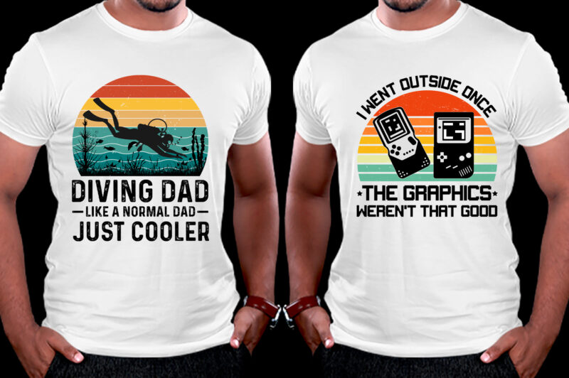 T-Shirt Design,Retro Vintage Sunset