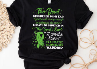 TBI awareness Traumatic Brain Injury Recovery Fighter I Am The Storm NC 0702 t shirt designs for sale