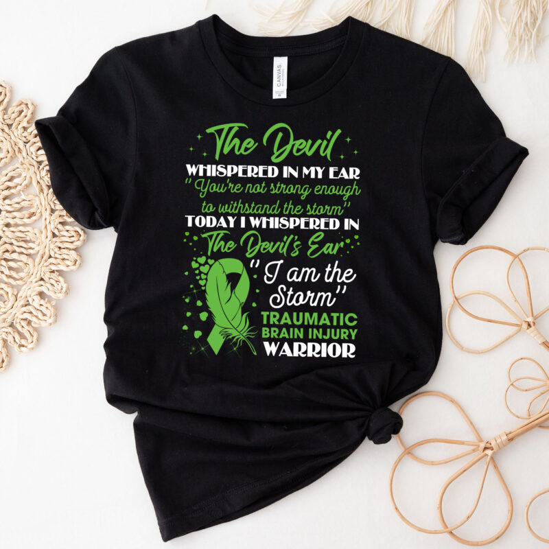 TBI awareness Traumatic Brain Injury Recovery Fighter I Am The Storm NC 0702