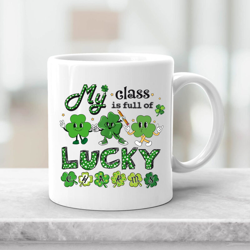 Teacher My Class Is Full Of Lucky Charms Patrick_s Day NC 3101
