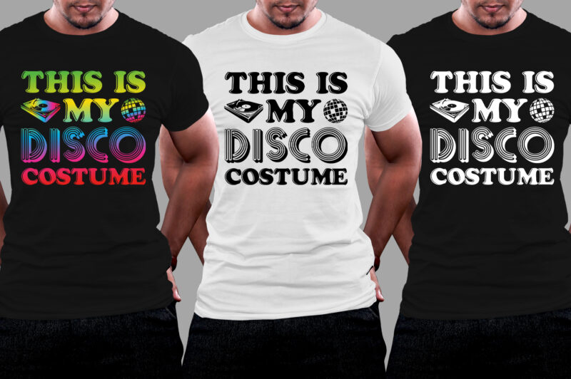 This Is My Disco Costume T-Shirt Design