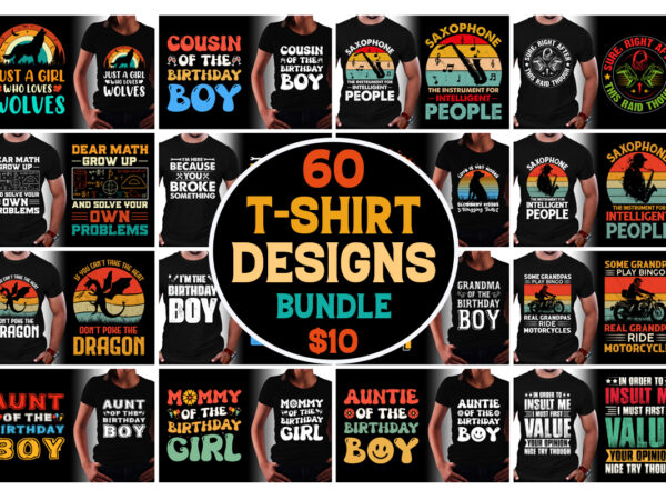 Trendy pod best t-shirt design bundle