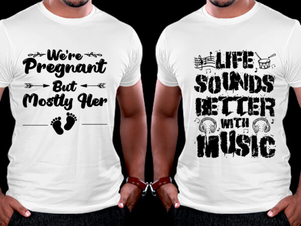 Typography svg t-shirt design