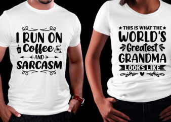 Typography T-Shirt Design SVG