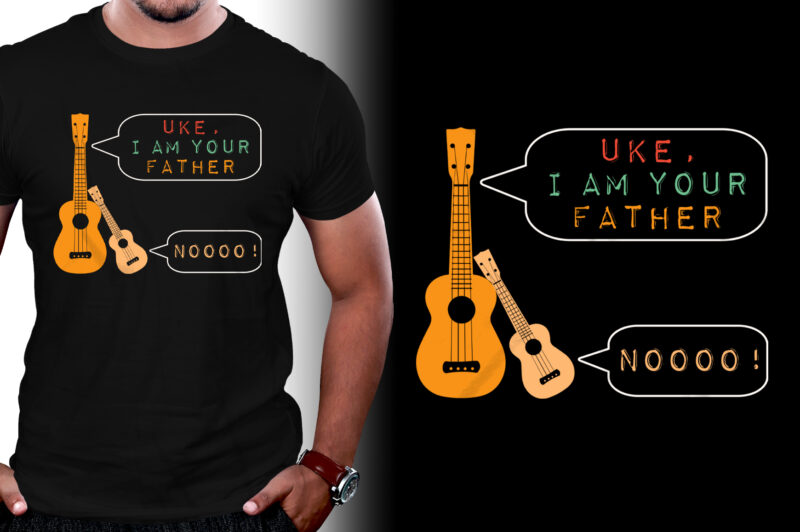 Uke I Am Your Father T-Shirt Design