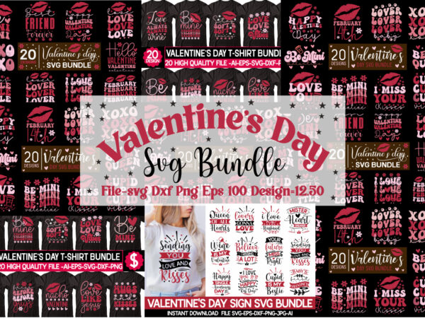 100 valentine’s day svg mega bundle,100 valentine’s day svg bundle,valentine mega bundle, 140 designs, heather roberts art bundle, valentines svg bundle, valentine’s day designs, cut files cricut, silhouette valentine svg