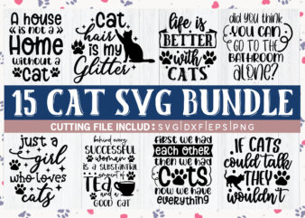 Cat svg bundle