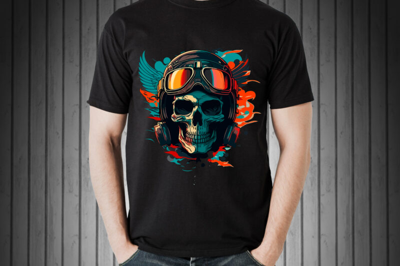 28 skull t-shirt designs bundle