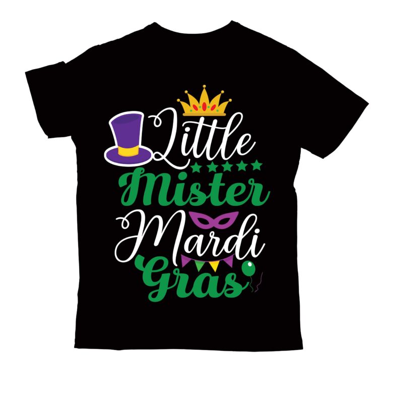 little mister mardi gras T-shirt Design,2022 mardi gras 2022 mardi gras ship 2023 mardi gras akter beads cut files bella canvas 3001 mockup bundle black tshirt mockup bundle mardi gras