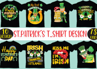 St. Patrick’s Day T-Shirt design bundle, St Patrick’s Day Bundle,St Patrick’s Day SVG Bundle,Feelin Lucky PNG, Lucky Png, Lucky Vibes, Retro Smiley Face, Leopard Png, St Patrick’s Day Png, St.