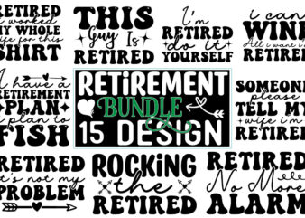 Retired SVG Design Bundle