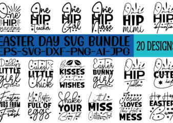 EASTER DAY SVG BUNDLE vector clipart