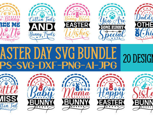 Easter day svg bundle vector clipart