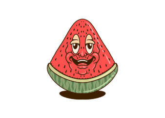happy watermelon graphic t shirt