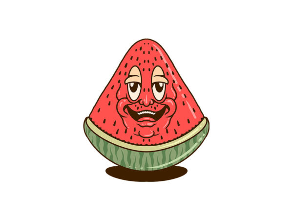Happy watermelon graphic t shirt